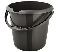Seau 'mika eco', rond, 10 litres, graphite