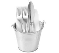 Seau miniature en acier avec anse, diamètre 120 mm