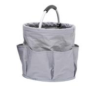 Seau Organisateur Pochette Sac de Rangement à Outils Jardinage Jardin Main Panier d'accessoires Plantation(Grey)