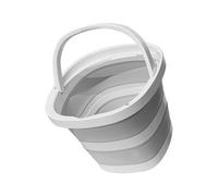 Seau pliable - 10 L - Récipient d'eau anti-déversement pour camping | Seau de plage avec poignées, seau portable en silicone pour le nettoyage de la pêche, le jardinage, le lavage de voiture, le bain