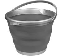 Seau pliable Abbey Camp® Hallstatt-015 Gris 15 L
