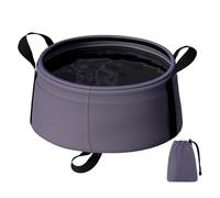 Seau Pliable - Bassine à Eau Pliable, Seau de Rangement Multi-usages | Bassine Pliable avec poignée, bac à Linge et bac de Jardinage résistant à la Chaleur pour Station de rinçage de Voyage, j