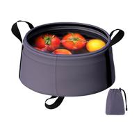Seau Pliable | Conteneur d'eau pour La Plage - 8,5 litres Bassin Pliable Léger avec Une Poignée pour La Pêche, Le Camping, La Plage, La Baignade, La Cuisine, Et Les Voyages