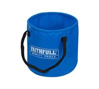 Faithfull FAI12LBUCKET Waterproof Collapsible Bucket - 12L