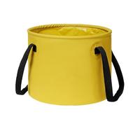 Seau pliable pour camping en plein air, portable, multifonction, durable, pratique AMQ270 (YE1, taille unique)