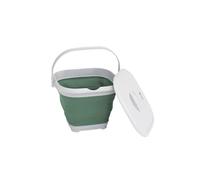 Seau Pliable Rond avec Couvercle Outwell Shadow Green