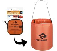 Seau pliable sea to summit folding bucket 10l rouge
