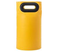 Seau Pliant de Bain de Pieds 16 L en Plastique, Jaune, Portable | Rangement Facile, Poignée Confortable, pour Petites Lessives, Pieds D’garçon et Filles, Voyageurs et Randonnée