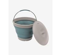 Seau pliant Outwell Collaps Bucket avec couvercle bleu blanc