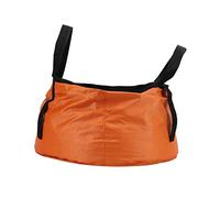 Seau Pliant, Seau Pliant, Seau de Bain de Pieds, Facile à Ranger, Léger, Polyester, Polyvalent, Seau de Lavage (Orange)