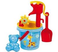 Seau + pompe a eau + accessoires - gowi - jeu d'eau et de plage G