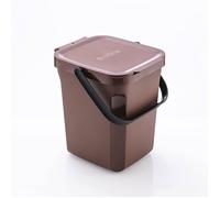 Seau Poubelle Compost Organique 10 litres, Marron, 235 x 265 x 285 mm