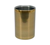 Seau pour Bouteille en Acier Inoxydable avec Double paroi Ø12 x 18 cm de Design doré