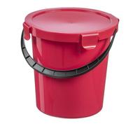 Seau pour cueillette avec couvercle 5 l Plast Team - Rouge
