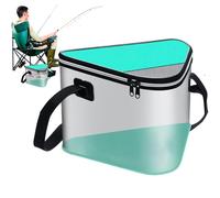 Seau pour leurres de pêche, portable et multifonctionnel | Bac pliable pour le stockage des poissons vivants | Pour le camping, les fêtes en plein air, les barbecues sur les ruisseaux, les rivières