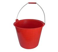 Seau PRO ROUGE renforcé à ergots 13 litres anse Diam. 6.3 mm SOFOP TALIAPLAST - 310109