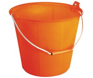 Seau pro taliafluo orange 13l poignee+ergots anse 5,3mm TALIAPLAST - 310129