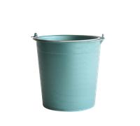 Seau rond souple avec anse acier - 11 L - vert