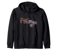 Seau Rouille Contour Rat Le Rod Hot Rad Sedan Sweat à Capuche