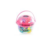 Seau Slime CANAL TOYS SSC 393 - 2 slimes géants, couvercle compartimenté, dès 6 ans