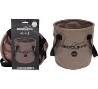 Seau touristique pliable 10L brun