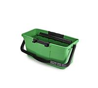 Unger Seau QB12B 12 L pour laveur de vitres jusqu'à 35 cm, graduation en litres, grille d'essorage