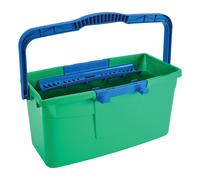 Unger Seau de 12 litres (Seau de Nettoyage pour Lave-Linge jusqu'à 35 cm de Large, avec Graduation en litres, Couleur Vert) GTB12