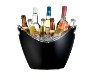 Seau vasque noir à bouteilles Champagne Cocktails Punchs SANGRIA