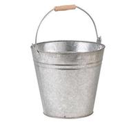 AUBRY GASPARD Seau Rond en Zinc et Bois