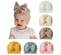SEAUR Bonnet de Naissance Bébé Turban pour Bébé Unisexe Nouveau-né Bonnets Bébé Filles Garçons