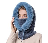 SEAUR Chapeau Cagoule Multifonction Hiver Chaud Bonnet en Molleton Épais Ski Outdoor Moto Montagne Camping Randonnée Passe-Montagne Cagoule