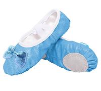 SEAUR Chaussure de Ballet Fille Chaussures de Danse Ballerine Gymnastique Pantoufles de Ballet Enfant Fille 31 EU
