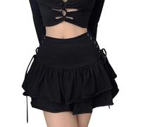 SEAUR Femmes Jupe Punk Élégant Gothique Mini-Jupe Courte Taille Haute Décontracté Club Casual Quotidien Sexy 2XL