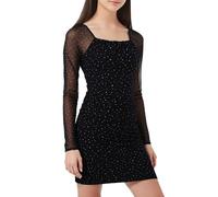 SEAUR Filles Robe de Soirée à Manches Longues Robe Mini Slim Fit Adolescent - 13 Ans