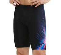 SEAUR Jammers de Compétition Homme Maillot de Bain Long Jammer Boxer de Piscine Plage Adulte Short de Natation Compétition Homme L