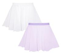 SEAUR Jupe de Danse de Ballet en Mousseline de Soie pour Filles et Femmes - Wrap Foulard avec Ceinture 140