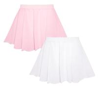 SEAUR Jupe de Danse de Ballet en Mousseline de Soie pour Filles et Femmes - Wrap Foulard avec Ceinture 130