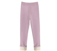 SEAUR Leggings Automne/Hiver Fille Epais Chaud Pantalon Thermique Élastique Collant Leggings Chaud Polaire Hiver 140