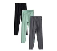 SEAUR Leggings de Sport pour Fille 2-12 Ans Lot de 3 Legging Gymnastique Fille Yoga Pantalon de Sport Fille 140-146