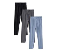 SEAUR Leggings Fille Lot de 3 Legging de Sport Enfant Fille Pantalon Yoga Gym Extensible Gymnastique Fille 122-128