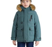 SEAUR Manteaux Enfant Garçon Parka d'hiver Automne Doudoune Chaud Veste Outdoor avec Capuche Bleu 9-10 ans