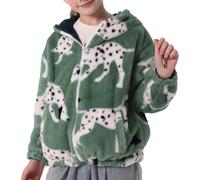 SEAUR Veste en Fausse Fourrure Fille Sweet Sweat avec Capuche Peluche Sweatshirt Enfant Fille Pullover Mode Automne Hiver Manteau 130