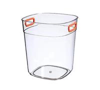 seaux à glace Seau à glace en acrylique transparent, seau champagne plastique, bacs boissons transparents épais avec poignée, vin for bar, maison, fêtes(Grand)