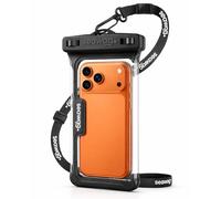 SEAWAG Pochette Étanche Smartphone avec Accès aux Boutons pour iPhone 16, Housse Étanche IPX8 Flex Double Face, Écran Tactile, Tour de Cou, Plage Piscine Kayak