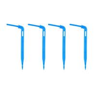 Seawang 50 pcs Bend Arrow Dripper émetteur kit d'irrigation pour serre Jardin Fixations