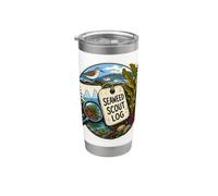 SEAWEED SCOUT LOG Algues de l'Estran Gobelet isotherme en acier inoxydable double paroi