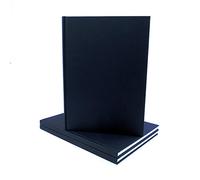 Seawhite Carnet de Croquis avec Couverture en Tissu Format Paysage A4 140 g/m² Noir