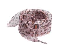 SEAYACK 1 Paire Animal Print Silk Gauze Ribbon Shoelaces For Women Sneakers 2 5 Cm De Large Chaussures Décontractées Lacets Shoestrings Decoration Lace