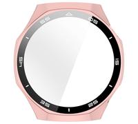 SEAYACK 46MM Smartwatch Protector Case Tempered Glass Screen Guard Anti-Shock Design & Hassle-Free Fit Scratch Resistant Watch Cover