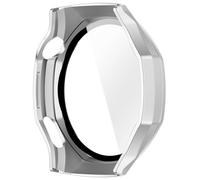 SEAYACK 46MM Smartwatch Protector Case Tempered Glass Screen Guard Anti-Shock Design & Hassle-Free Fit Scratch Resistant Watch Cover